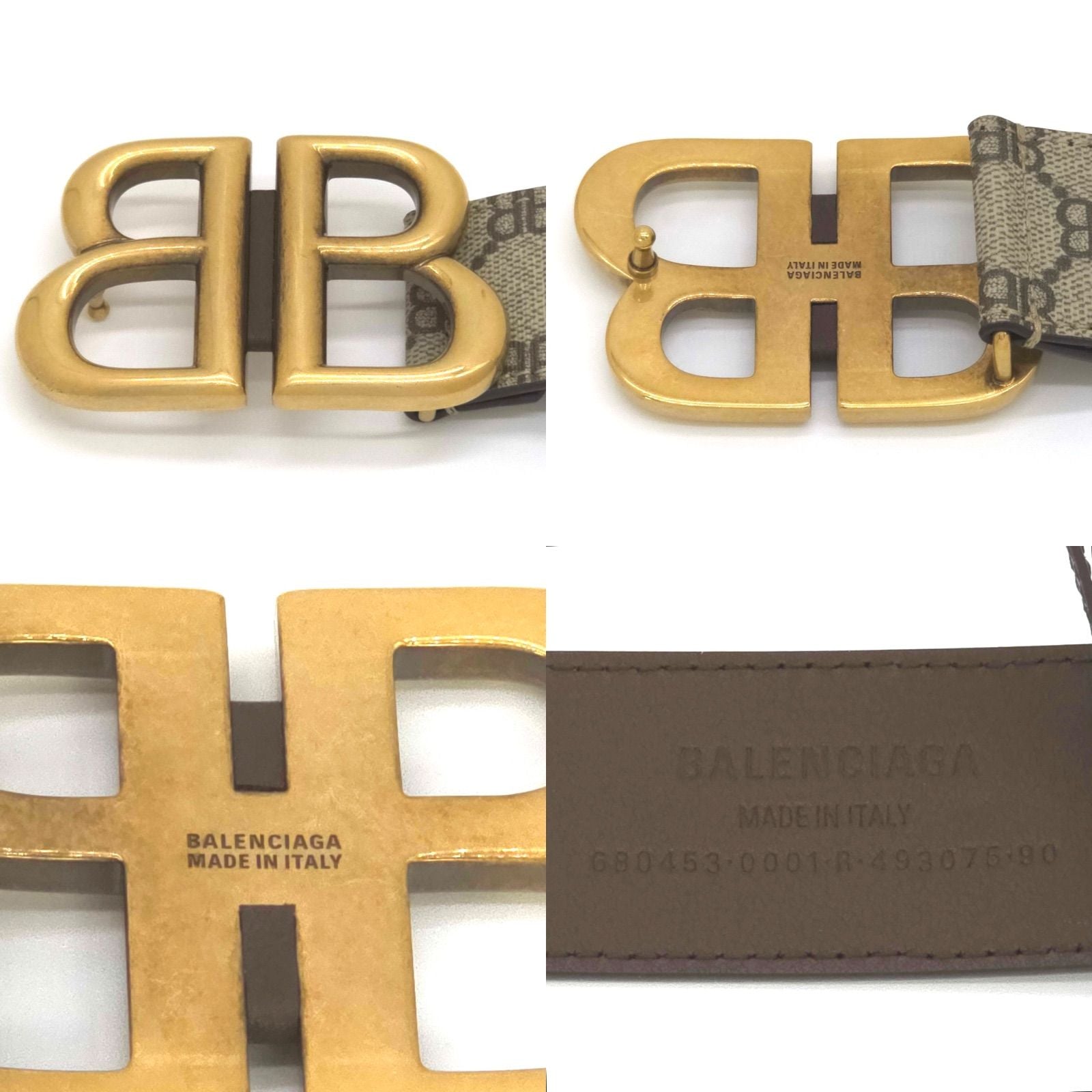 Gucci The Hacka Project BB Signature Belt 90 Waist 45 95 Adjustment Large