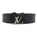 Louis Vuitton Tenture Ceinture Monogram Eclipse Black Belt Calf Leather