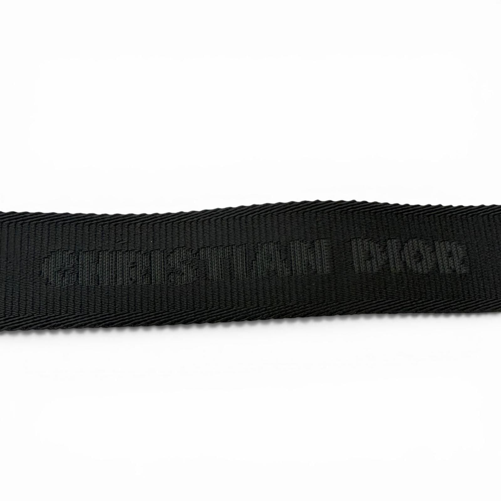 Dior Homme Logo Silver Pin Buckle Belt Black Recommended