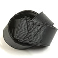 Louis Vuitton Belt Ceinture LV Initial Epi Leather Noir Black