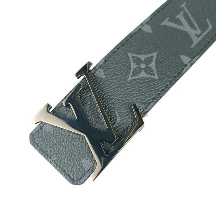 Louis Vuitton Belt Ceinture Black Monogram Eclipse