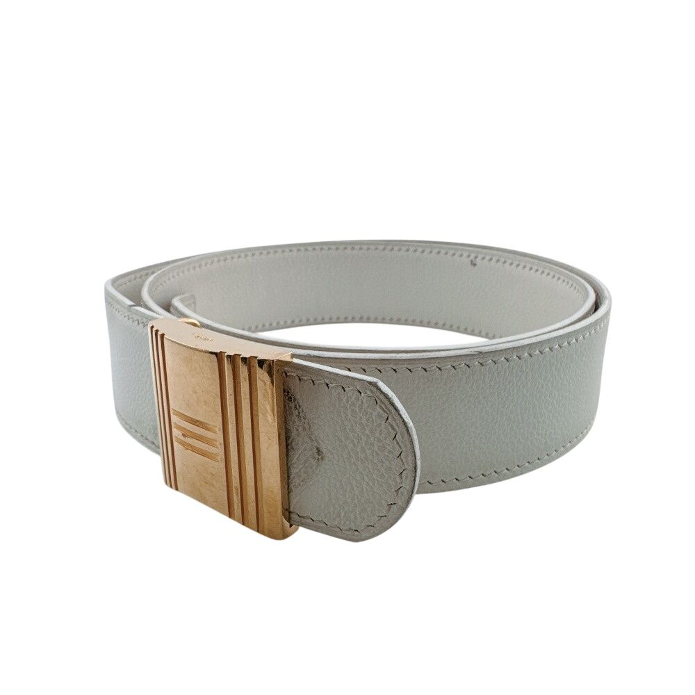 Hermes Vintage Cadena Locks & Clochettes White