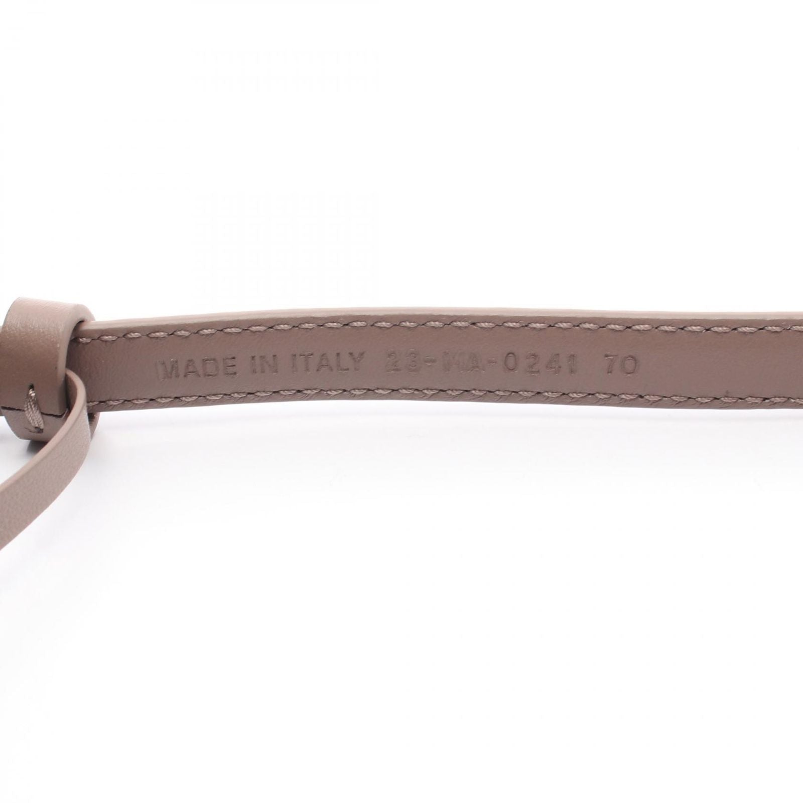 Dior Belt CD Logo Mini Beige Leather