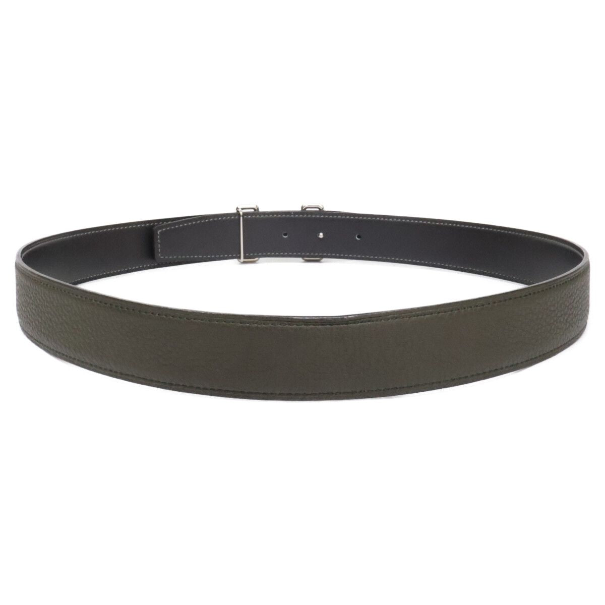 Hermes Tonight Buckle Leather Reversible 85 Belt