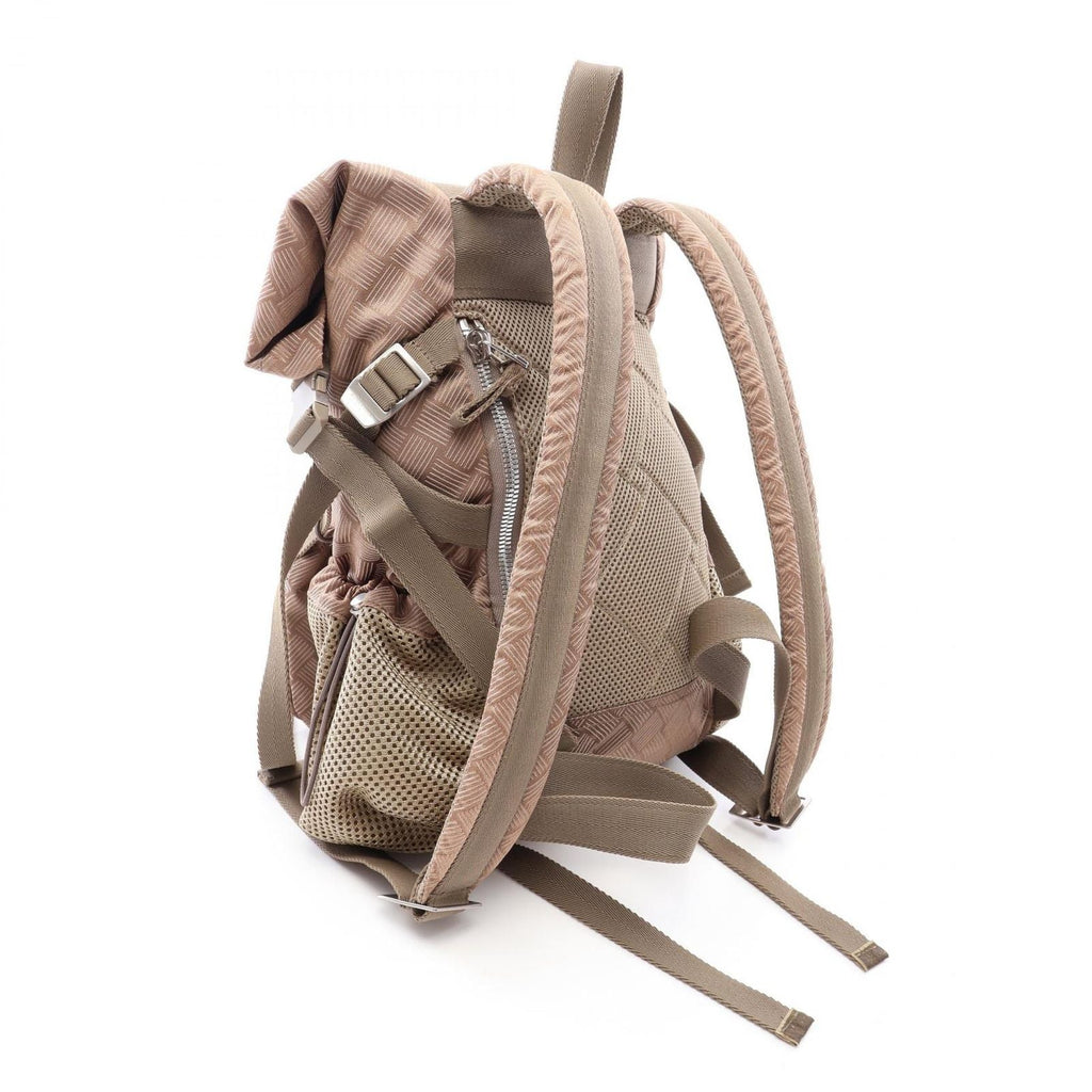 Bottega Veneta Backpack Trekking Intrecciato Beige Nylon