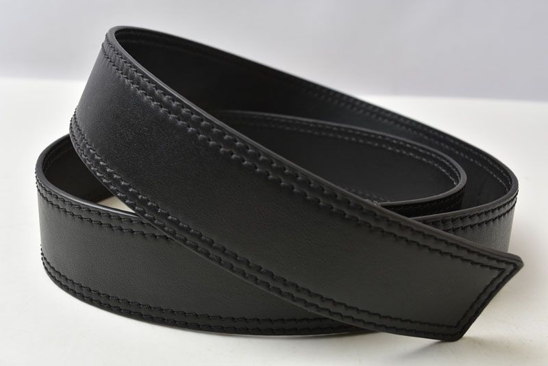 Dior Belt Leather Black Silver Business