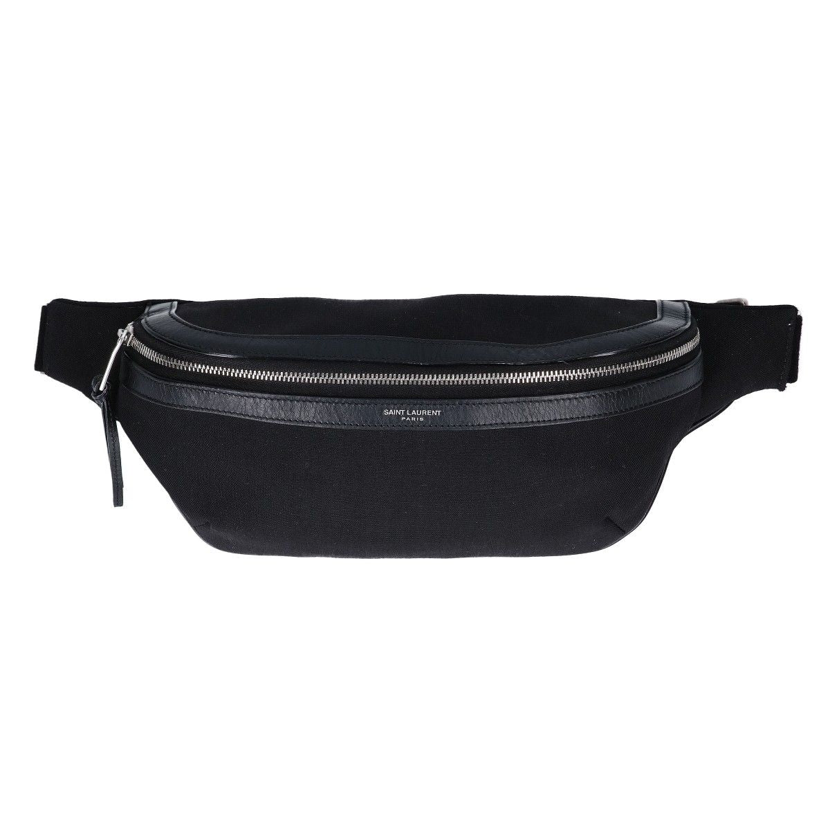 Saint Laurent Paris Canvas Leather Belt Bag