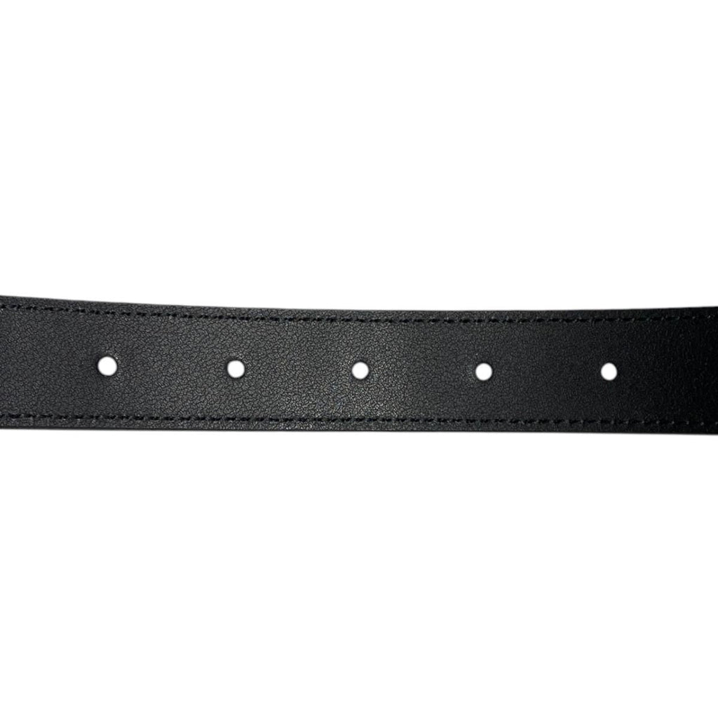 Gucci Belt GG Marmont Torchon Leather Black