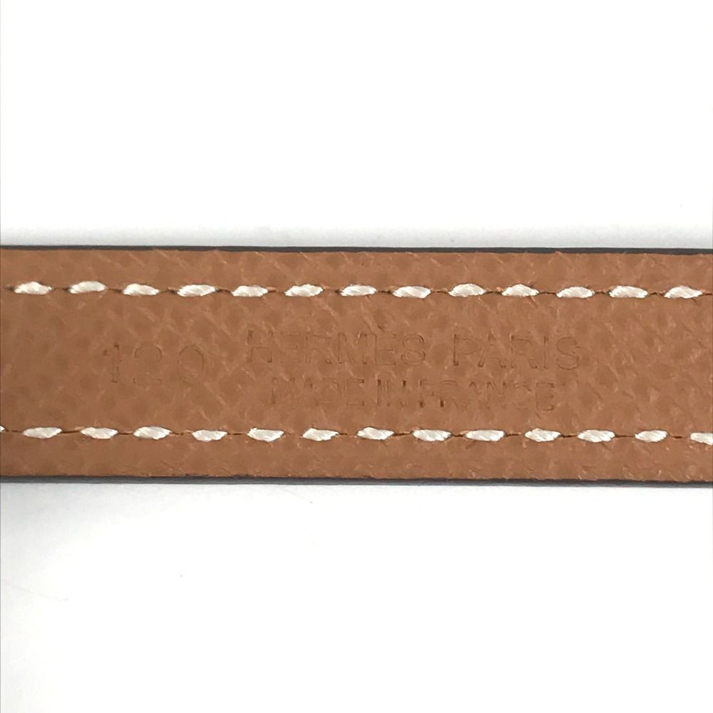 Hermes Mini Kelly Belt Epsom Black Gold