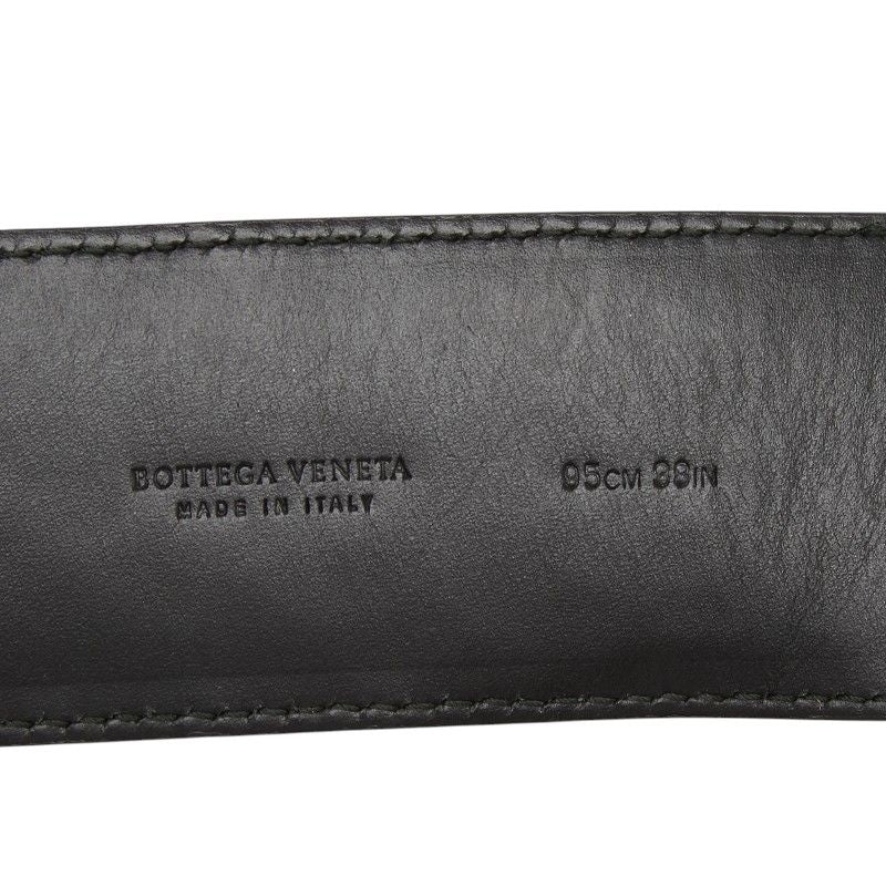 Bottega Veneta Intrecciato Belt 95 38 Black Leather