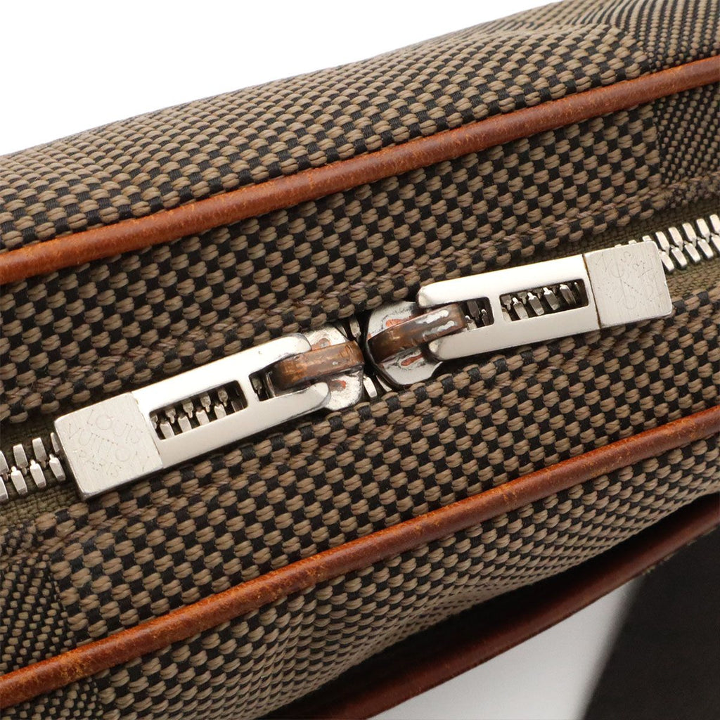 Louis Vuitton Damier Geant Acrobat Belt Bag Canvas Leather Tail Khaki