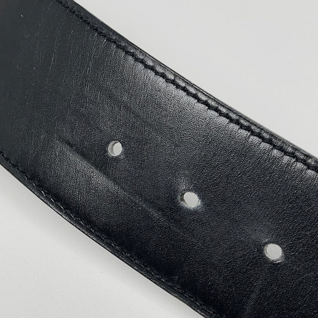 Hermes Constance Reversible H-belt Box Calf Black Brown
