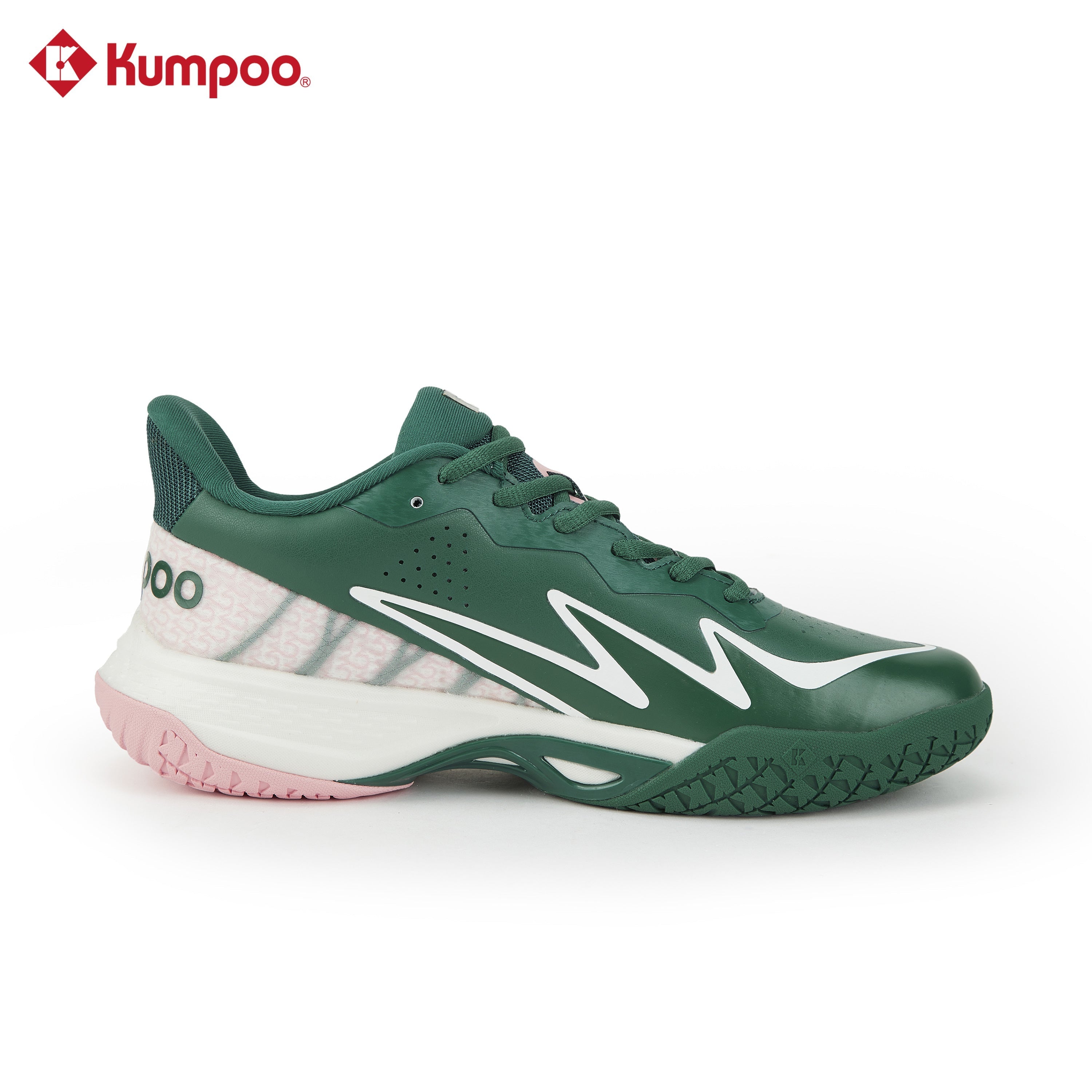 Kumpoo Badminton Shoe- KH-G828 25th(Green/Pink)