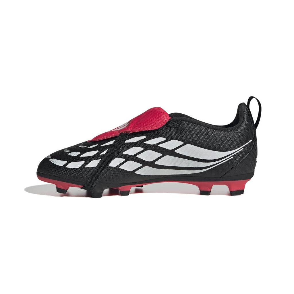 adidas Youth Predator Club Fold-Over Tongue Elastic Laces Firm/Multi Ground Soccer Cleats