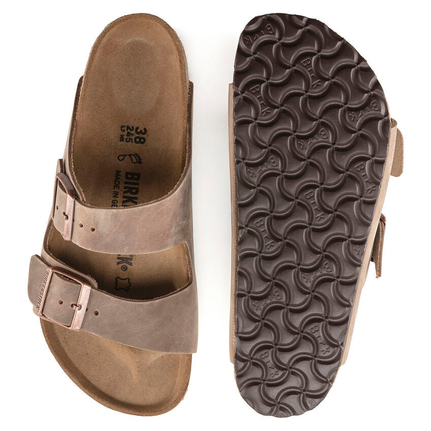 Unisex Arizona Oiled Leather Tobacco Medium/Narrow