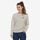 Patagonia Women's Alpine Icon Regenerative Organic Cotton Crew Sweatshirt Felpa girocollo da donna Bianca White