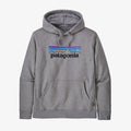 Patagonia Men's P-6 Logo Uprisal Hoody Felpa Uomo con cappuccio Logo Gravel Heather Grigio
