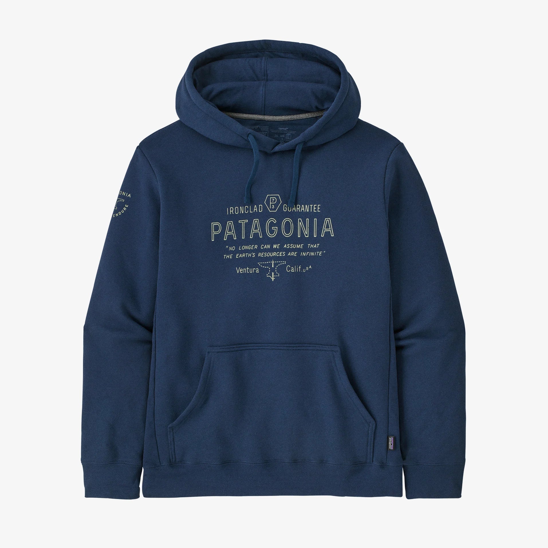 Patagonia Felpa con cappuccio Forge Mark Uprisal Hoody Lagom Blue Blu