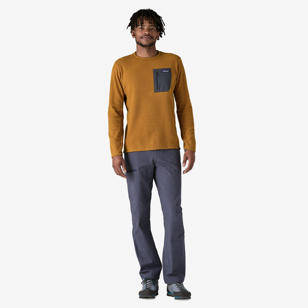 Patagonia Men's R1® Air Crewneck Pullover Fleece girocollo Raptor Brown