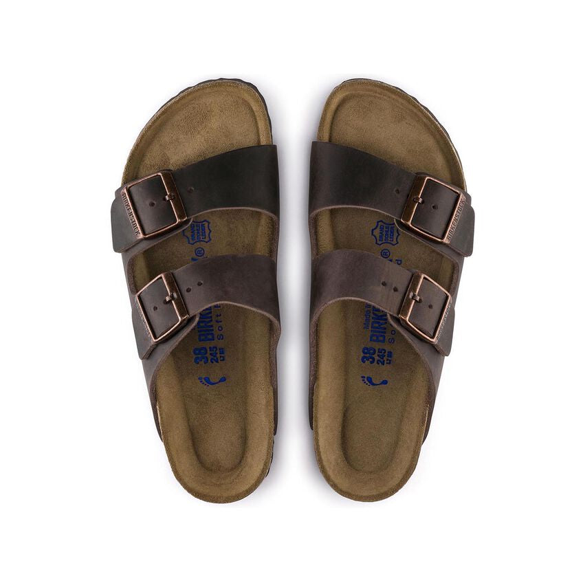 Unisex Arizona Soft Footbed Oiled Leather Habana Regular/Wide