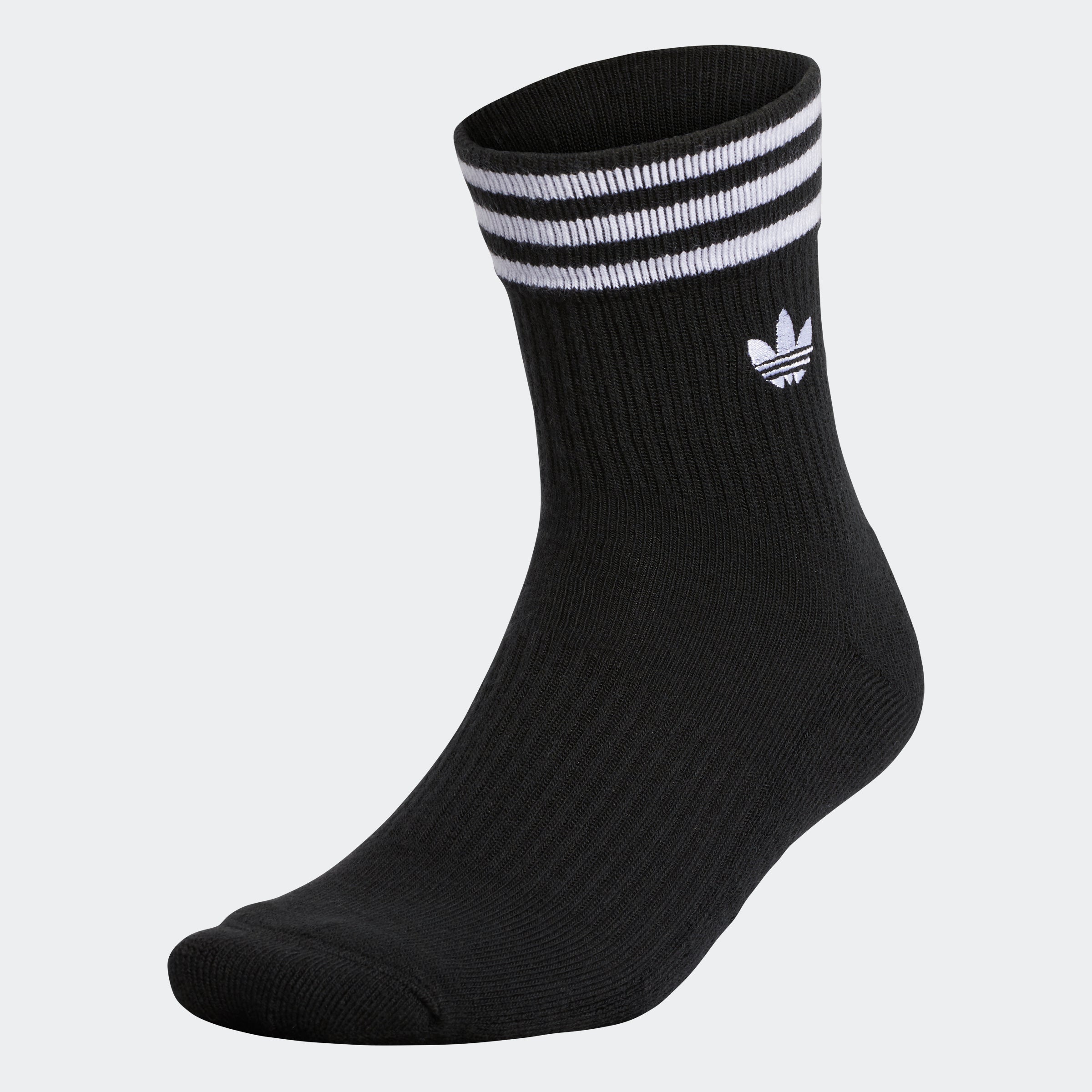 3-Stripes Welt Mid-Crew Socks