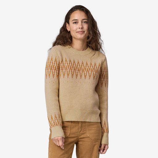 Patagonia maglia in lana Women's Recycled Wool-Blend Crewneck Sweater Natural