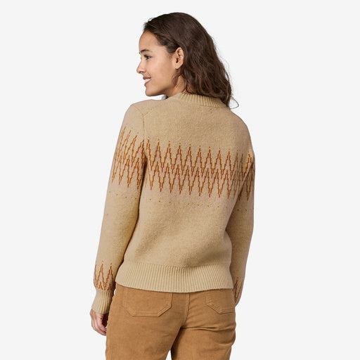 Patagonia maglia in lana Women's Recycled Wool-Blend Crewneck Sweater Natural