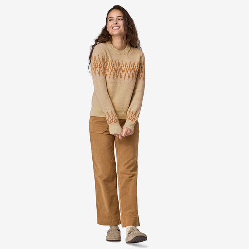 Patagonia maglia in lana Women's Recycled Wool-Blend Crewneck Sweater Natural