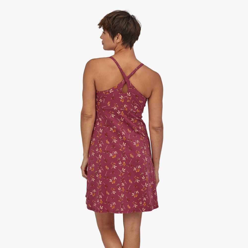 Patagonia Women's Amber Dawn Dress Vestito in cotone donna Star Pink floreale