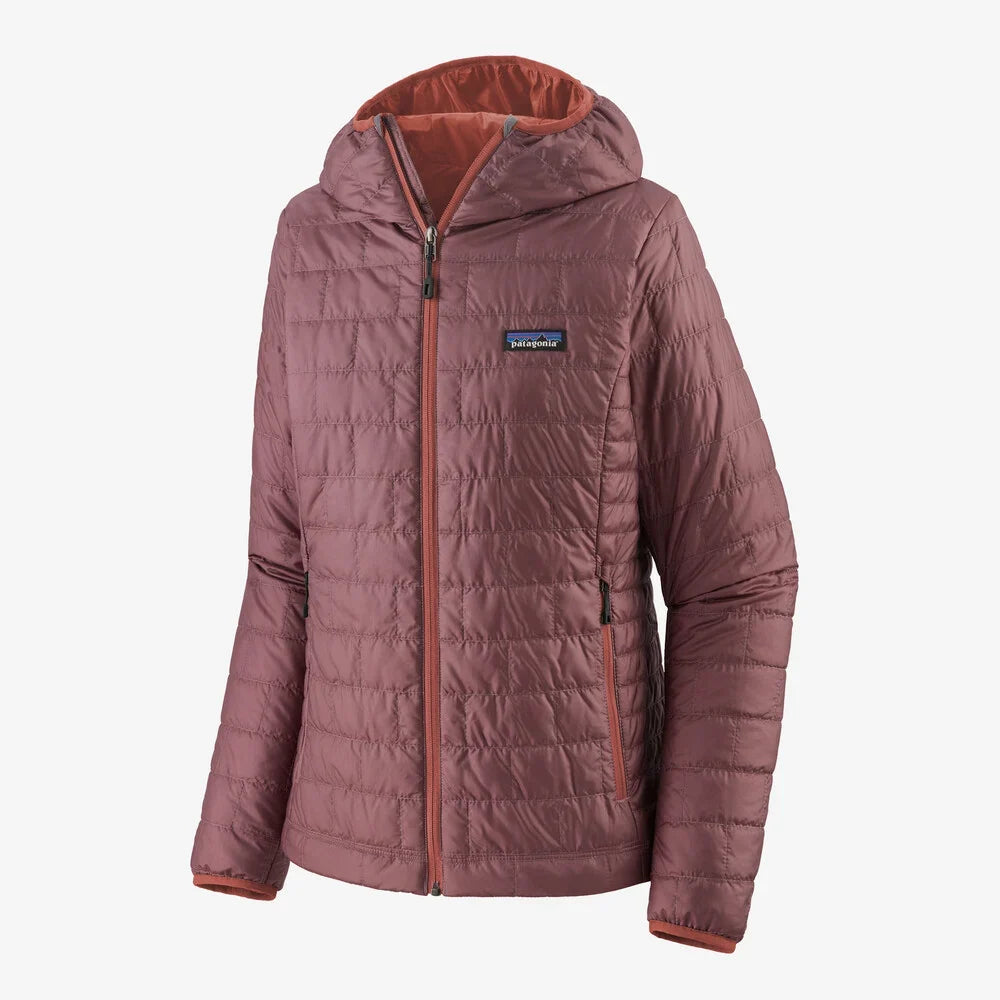 Patagonia W's Nano Puff Hoody Evening Mauve - Piumino Donna