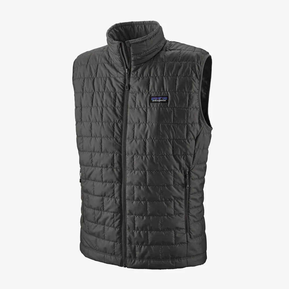 Patagonia Men's Nano Puff® Vest Gilet da uomo Forge Grey Grigio scuro