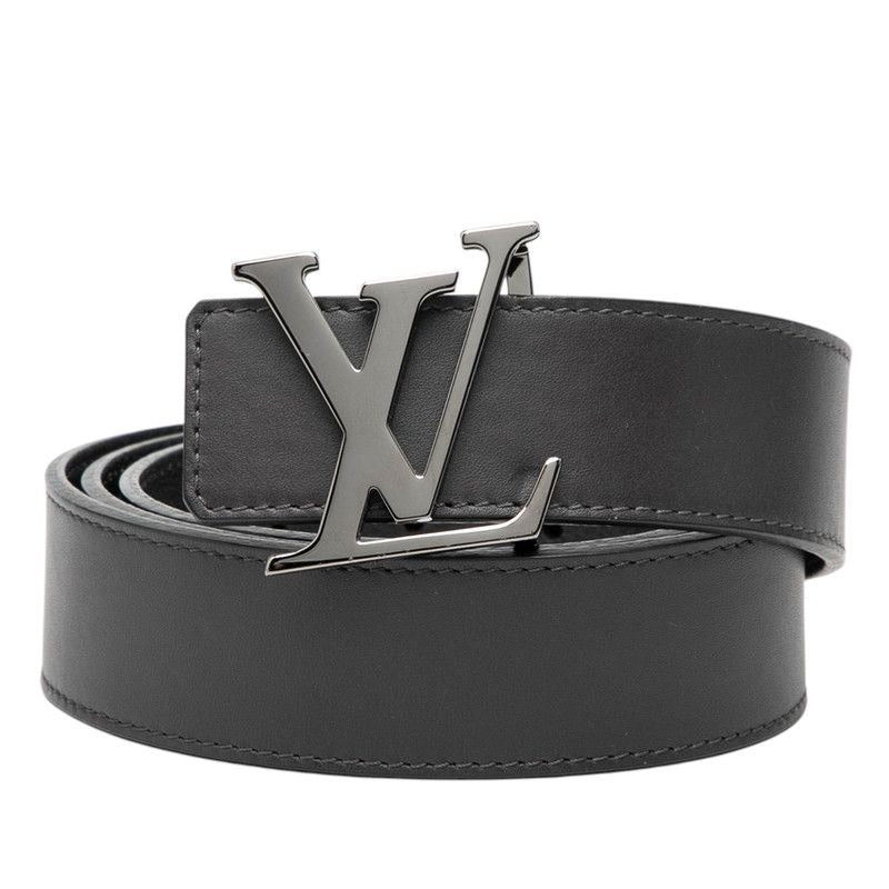 Louis Vuitton Ceinture LV Belt 90 36 Black Leather