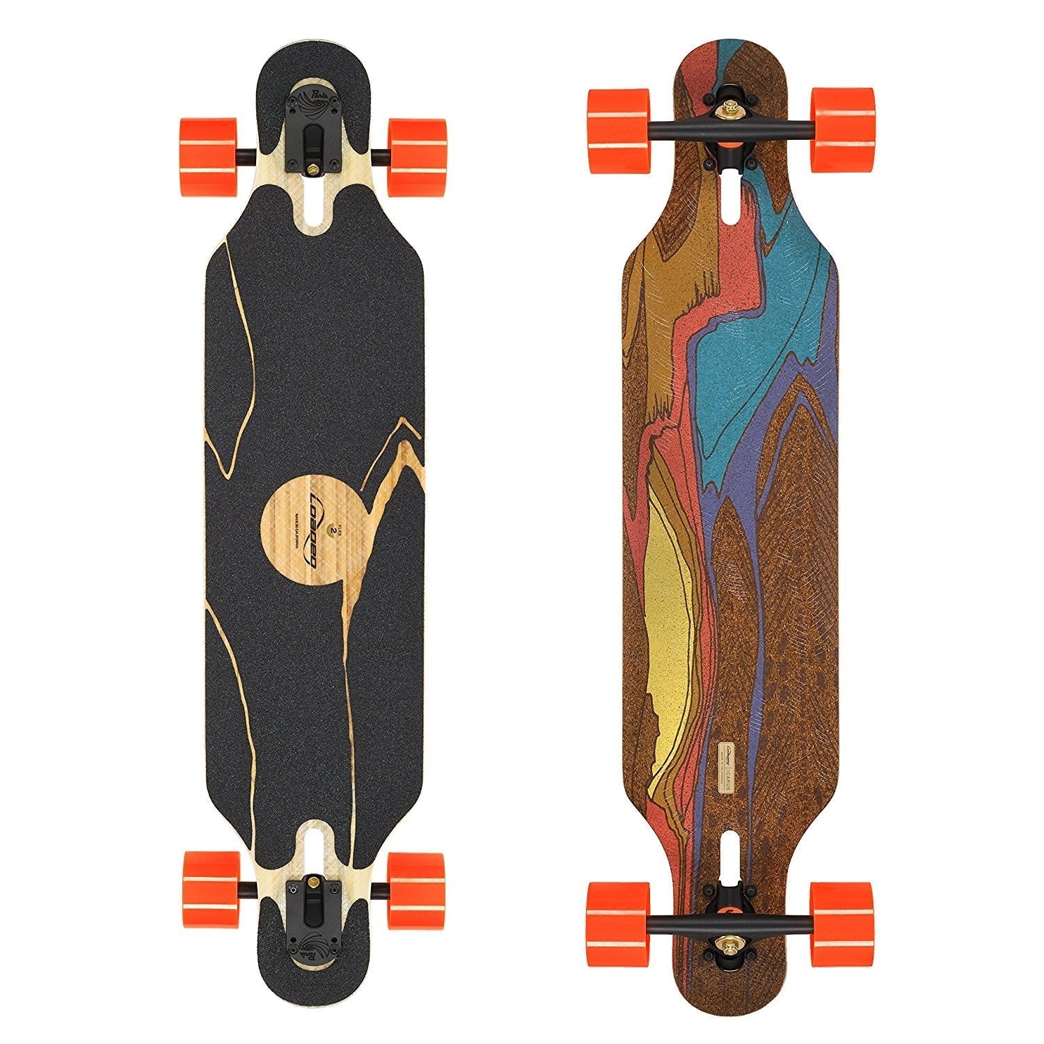 Loaded Boards Icarus Bamboo (80mm Kegels ,Paris 180mm Black, Flex 2)