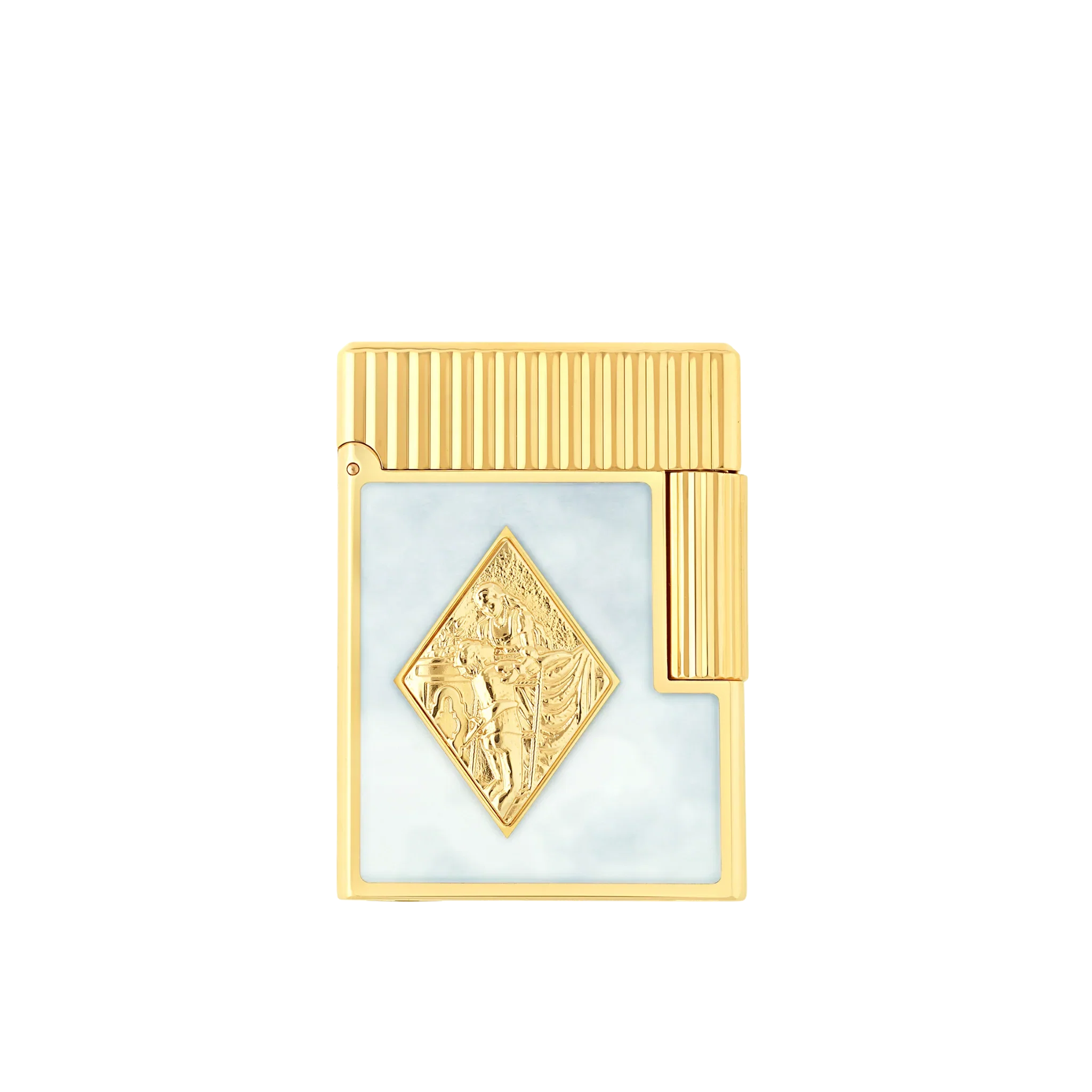 S.T. Dupont Ligne 1 White Lacquered Romeo y Julieta Lighter/Briquet C14050CL