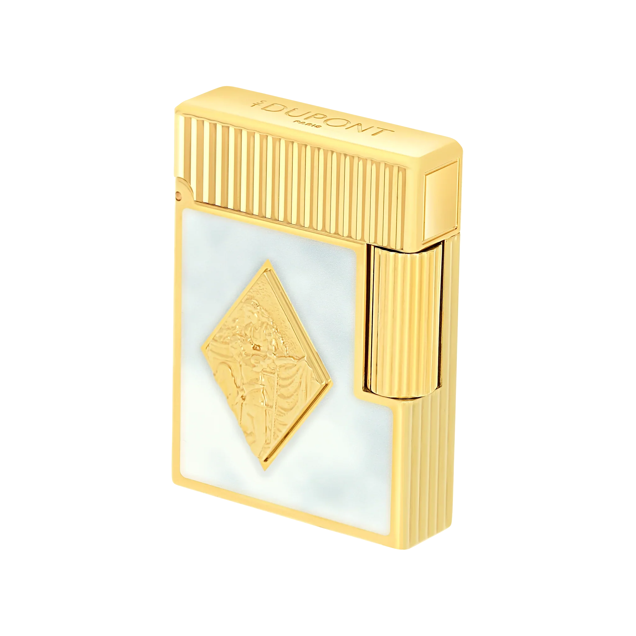 S.T. Dupont Ligne 1 White Lacquered Romeo y Julieta Lighter/Briquet C14050CL