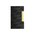 S.T. DUPONT Ligne 2 Monogram 1872 Black Guilloche Lighter/Briquet C16179