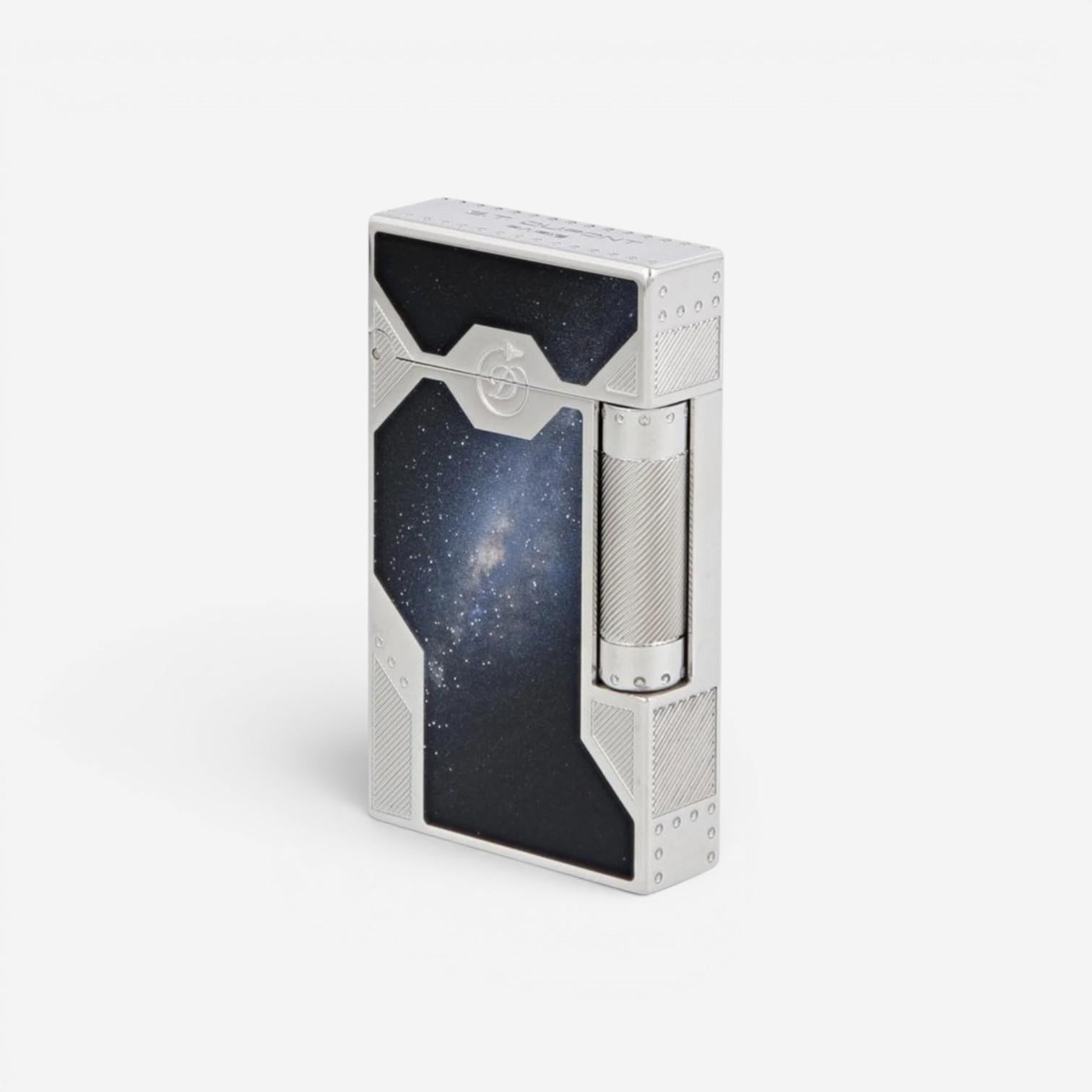 S.T. Dupont Space Odyssey Line 2 Blue Lacquer Lighter C16768