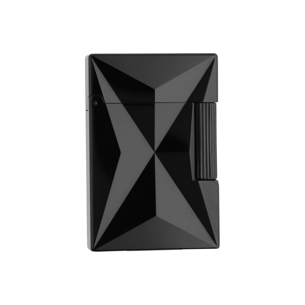 S.T. DUPONT LIGNE 2 SMALL FIRE X LIGHTER/BRIQUET BLACK C18612