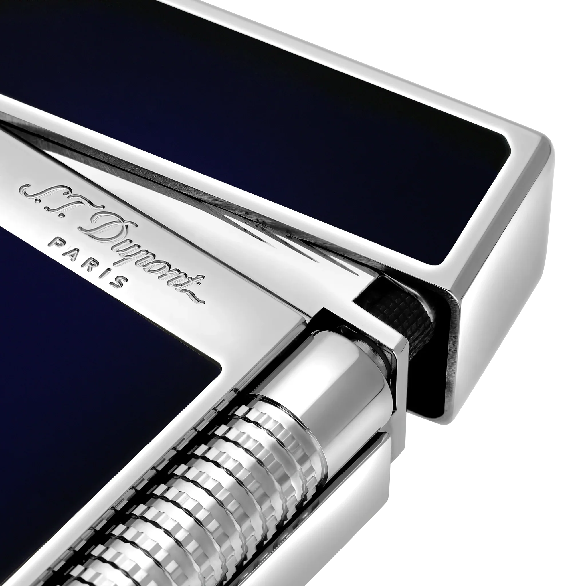 S.T. DUPONT Le Grand Dupont Lacquered Dark Blue Lighter/Briquet C23013