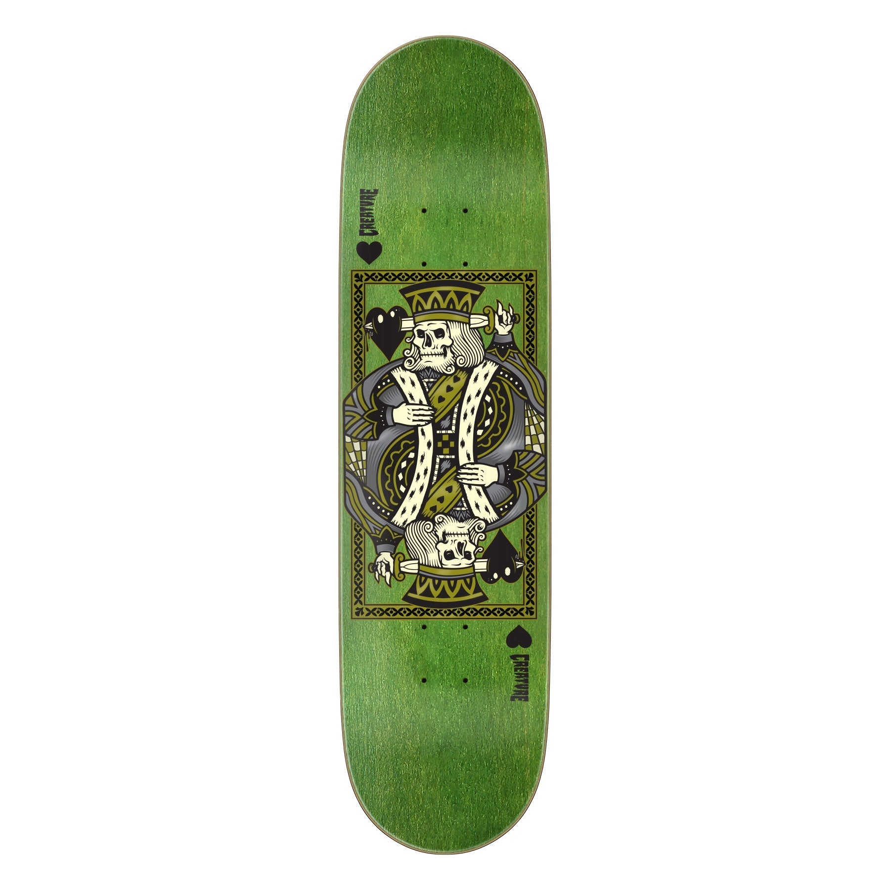 Creature Skateboard Deck Heshking Twin 8.2" x 32"