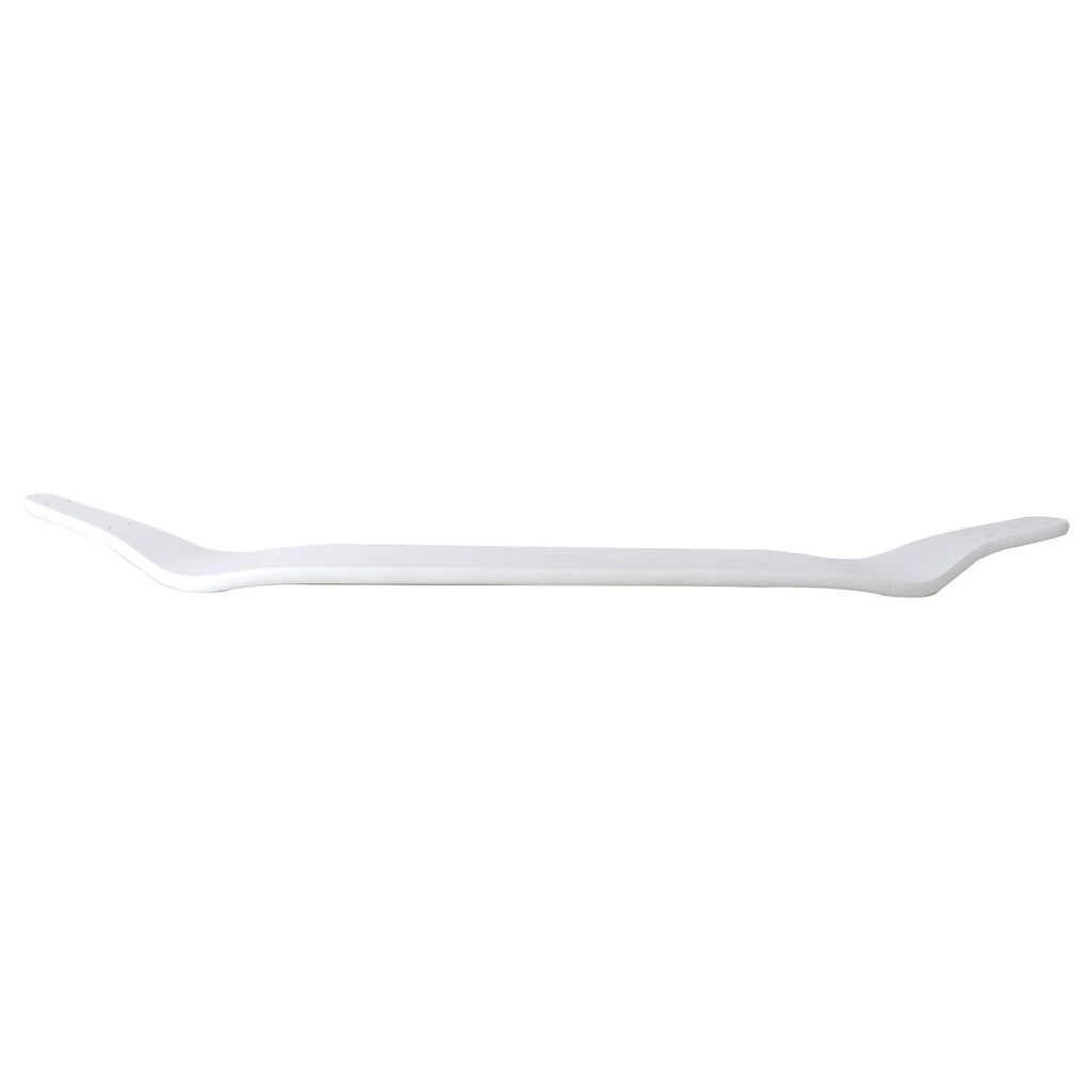 Moose Longboard Complete 8" x 40" Canadian Maple Drop Down Dipped White