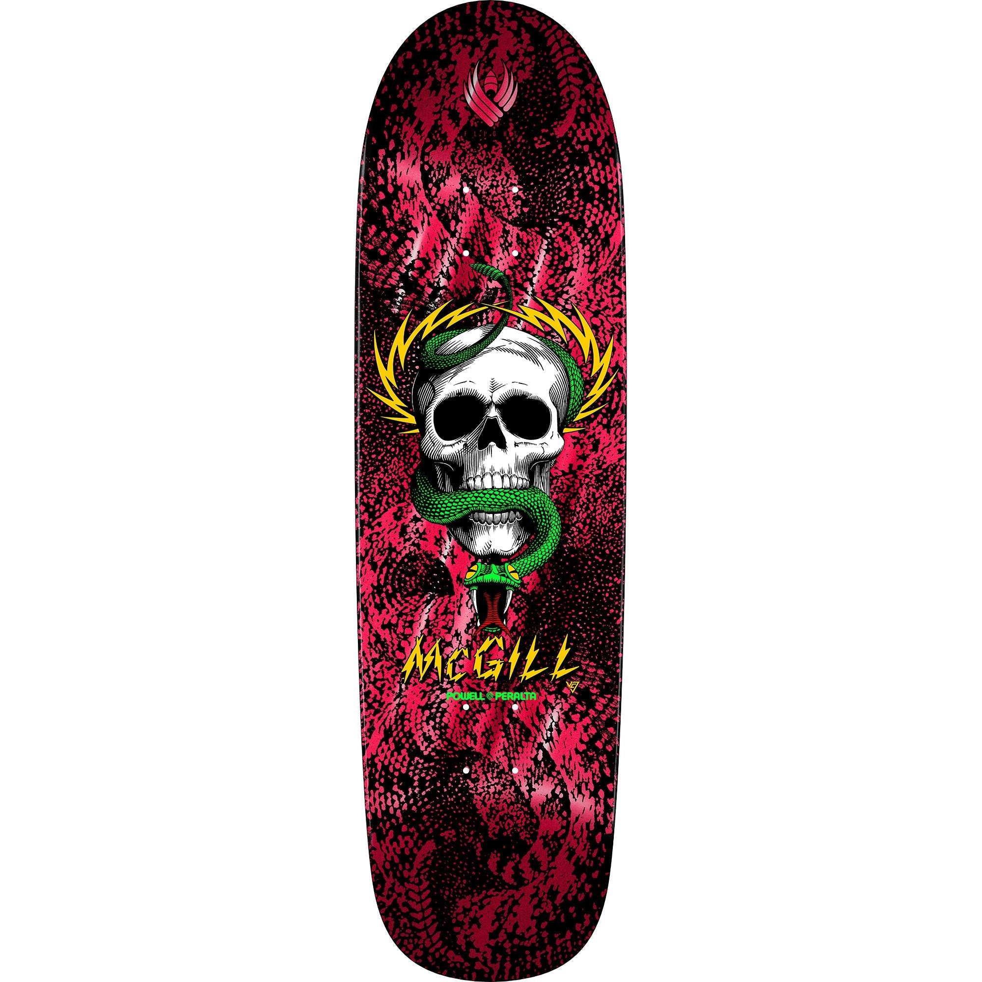 Powell Peralta Skateboard Deck Flight Mike McGill Skull and Snake 9.0" x 32.45"