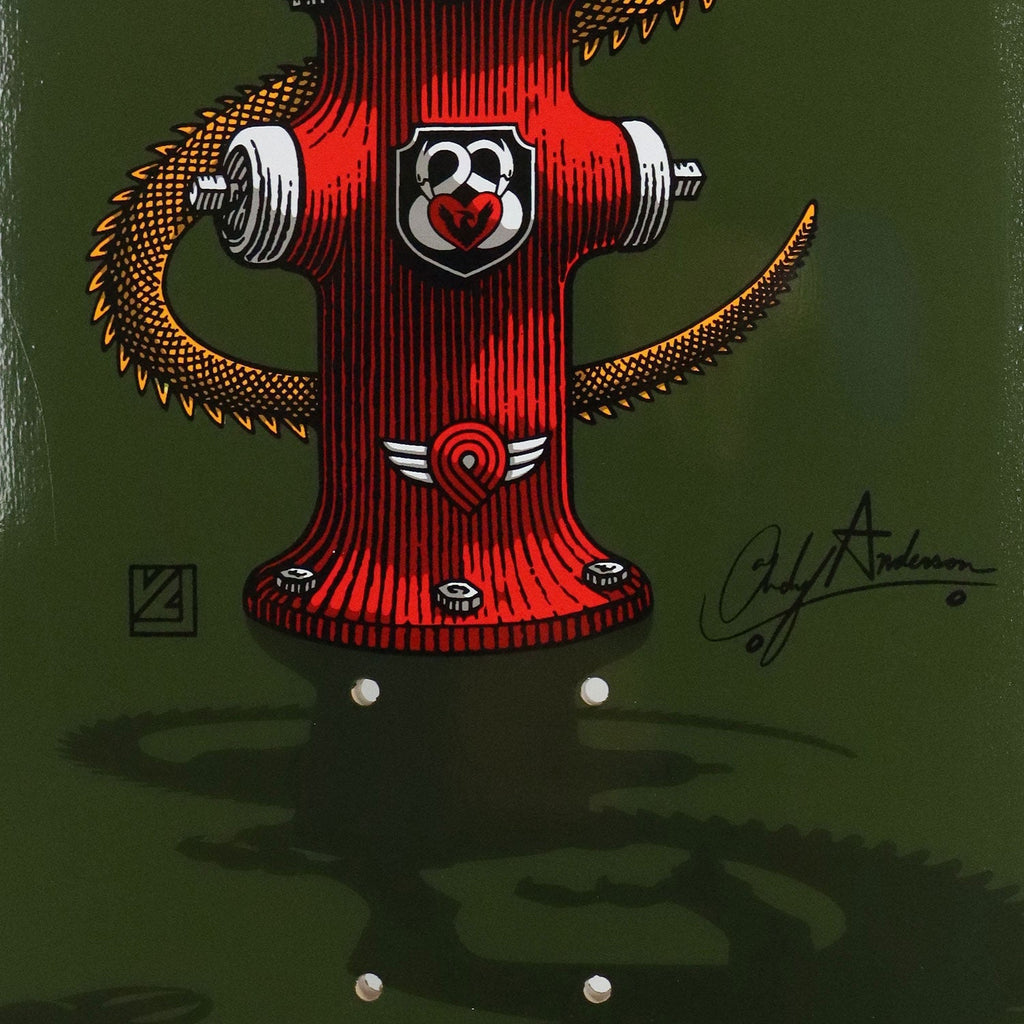 Powell Peralta Skateboard Deck Andy Anderson Hydrant Maple 8.4" x 32.03"