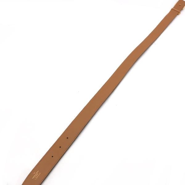 Hermes Constance Croco Porosus Buckle Belt Shikaku Red Gold