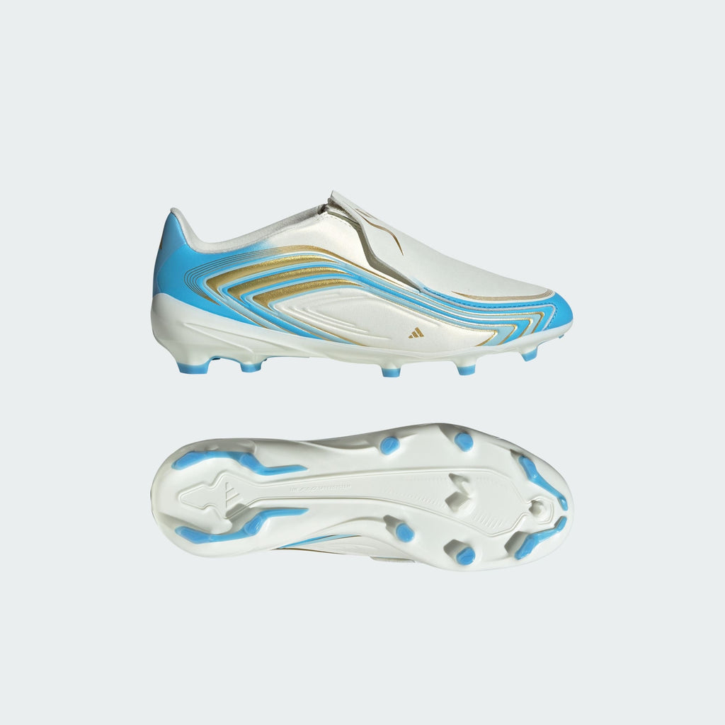 adidas F50 MESSI LEAGUE LACELESS FIRM GROUND SOCCER CLEATS KIDS