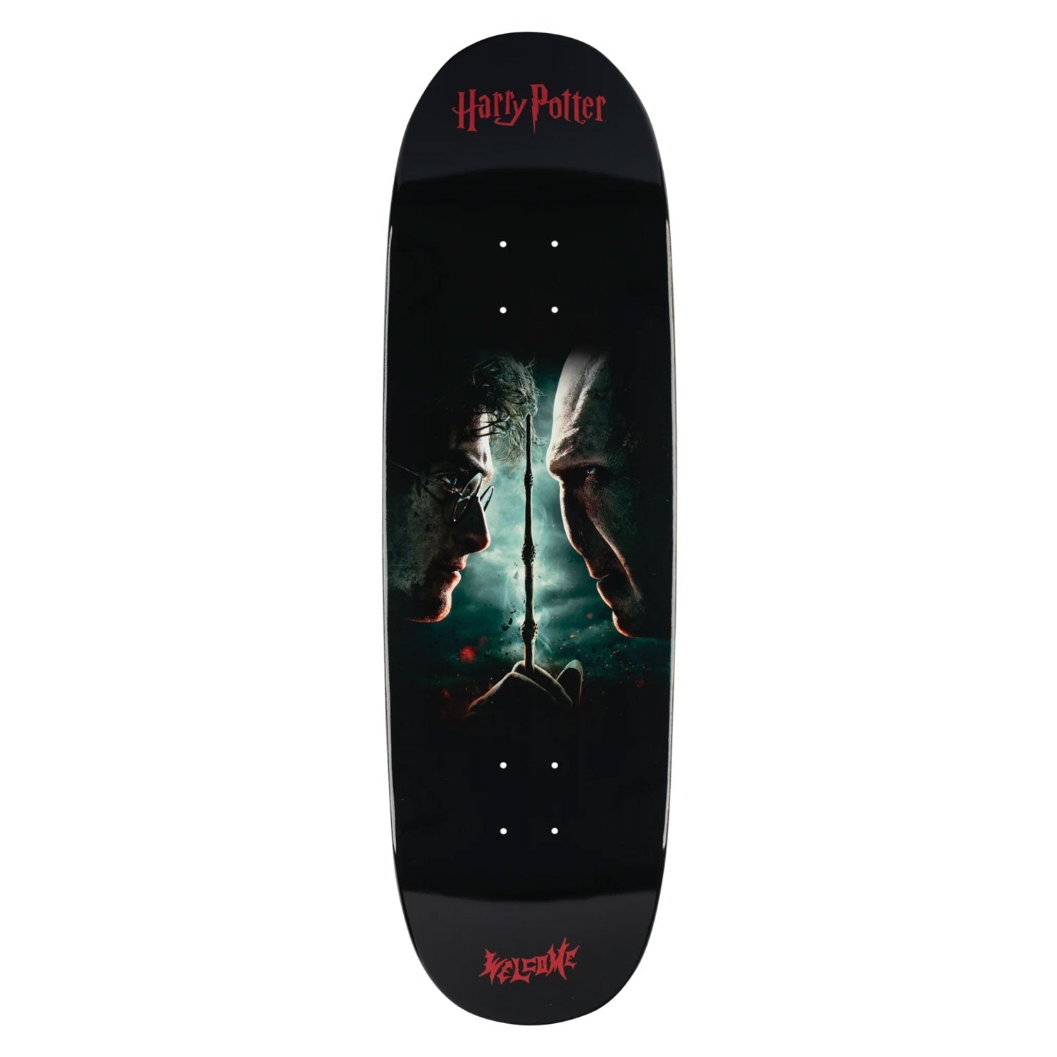 Welcome x Harry Potter Skateboard Deck Finale on Boline 2.0 Black Dip 9.5"