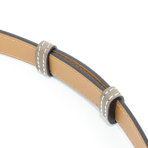 Hermes Belt Kelly 18 Veau Epsom Etoupe Gold Hardware