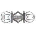 Hermes Touareg Hand Engraved Design Chrome Color Leather Use Belt Buckle SV 925