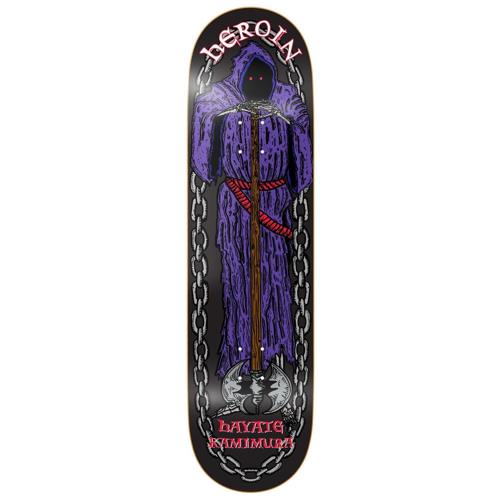 Heroin Skateboard Deck Hayate KO2 Axe Man 8.25" x 31.9"