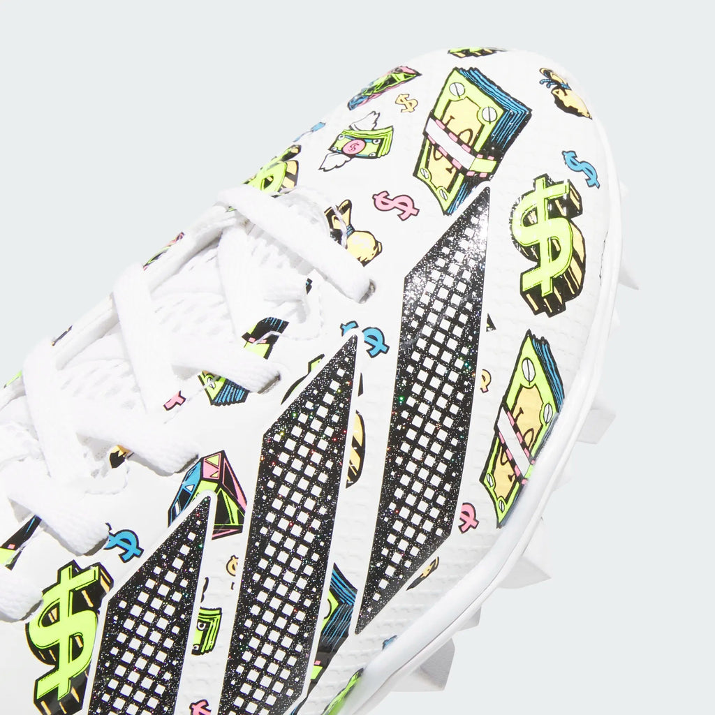 adidas Youth Adizero Impact.2 Money Molded Rubber Football Cleats
